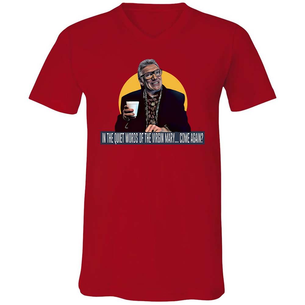 Unisex V-Neck T-Shirt - YCDNM1GN - Red - 5