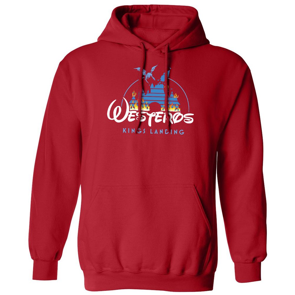 Classic Unisex Hoodie - EETS1E5B - Red - 5