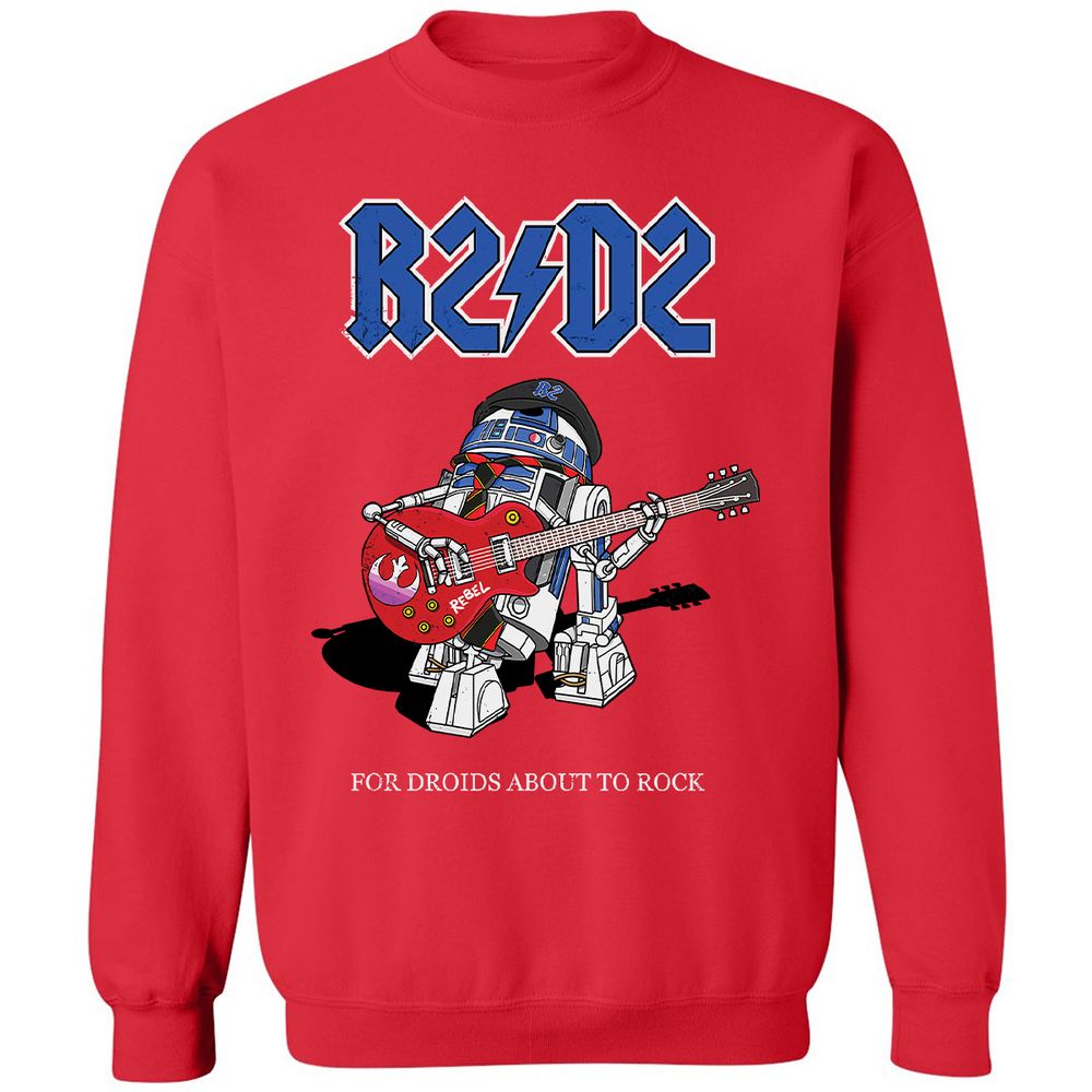 Classic Unisex Sweatshirt - RL1XZCY3 - Red - 5