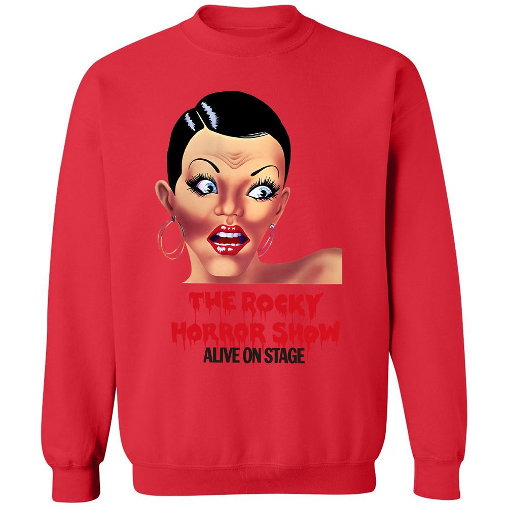 Classic Unisex Sweatshirt - F2LWMTDQ - Red - 5