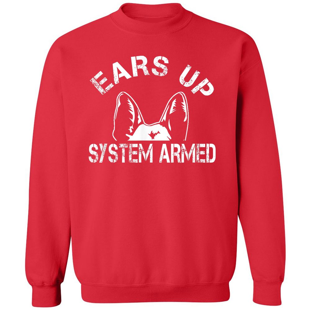 Classic Unisex Sweatshirt - DVFEZ8WR - Red - 5