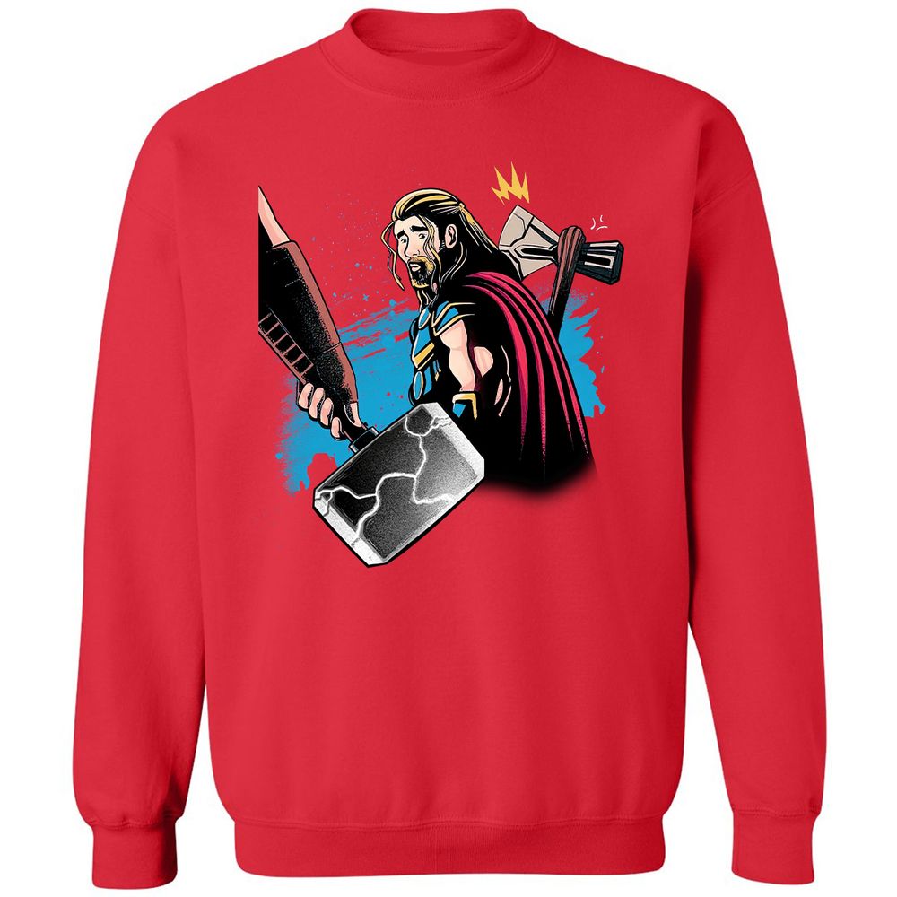 Classic Unisex Sweatshirt - 81FTLT7T - Red - 5