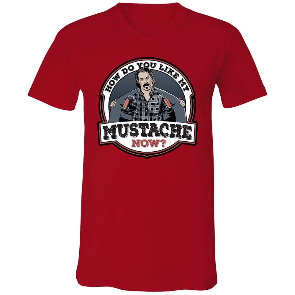 Unisex V-Neck T-Shirt - X9CTGMCC - Red - 5