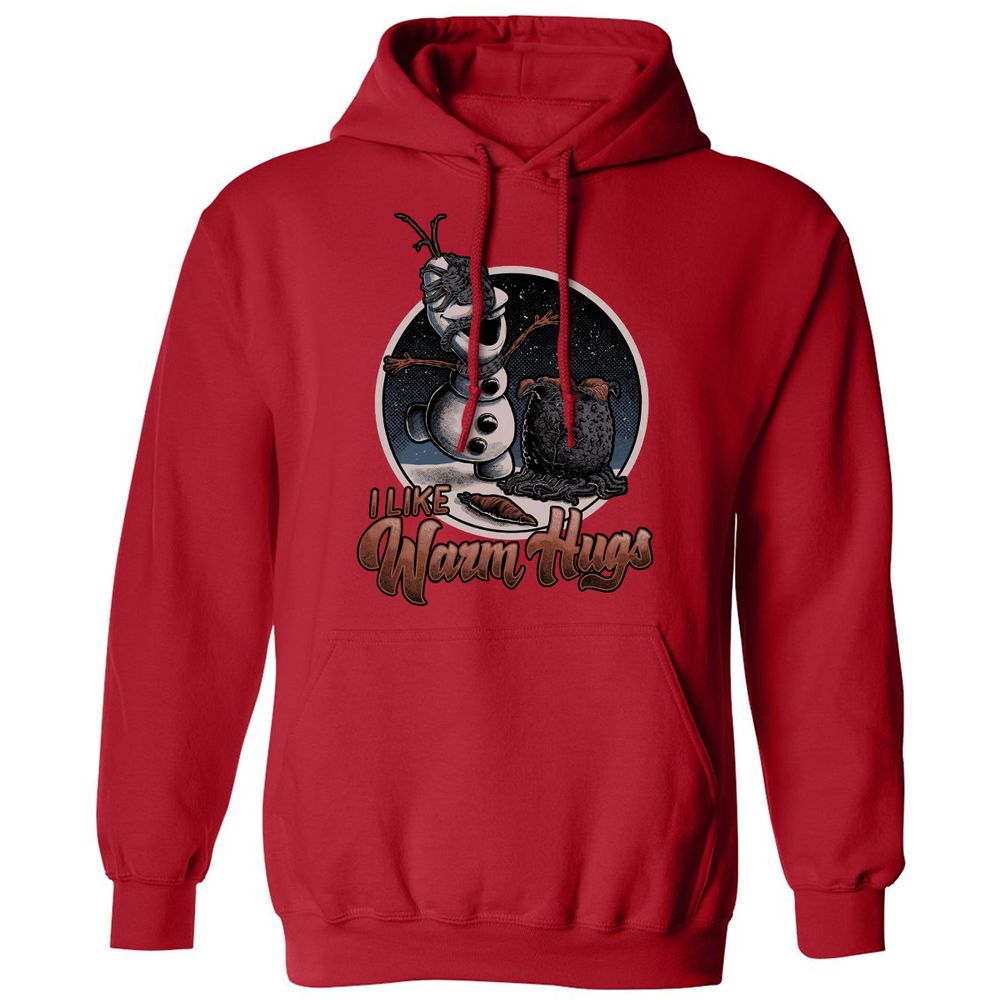 Classic Unisex Hoodie - DL55VXKT - Red - 5