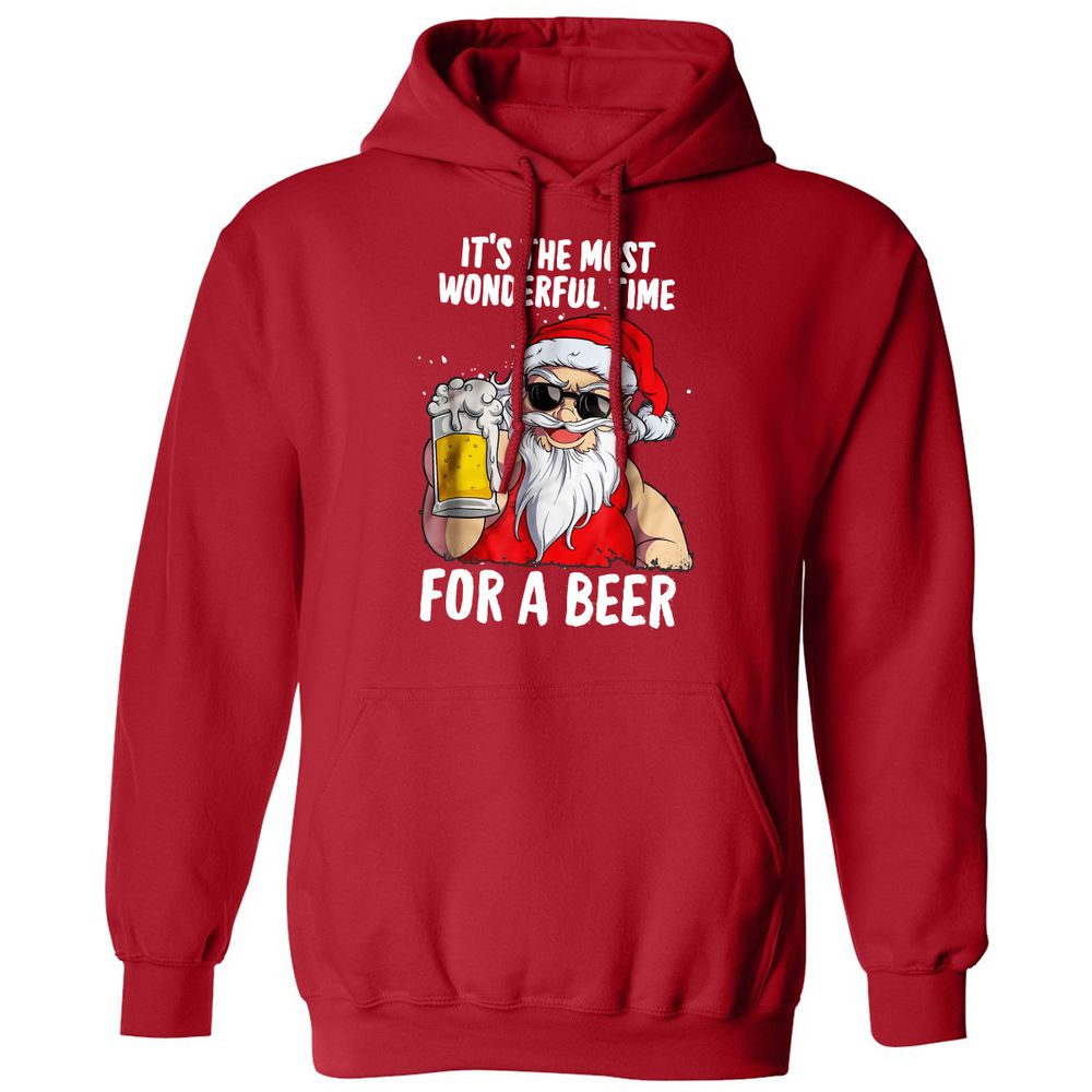 Classic Unisex Hoodie - K6CT2V9X - Red - 5