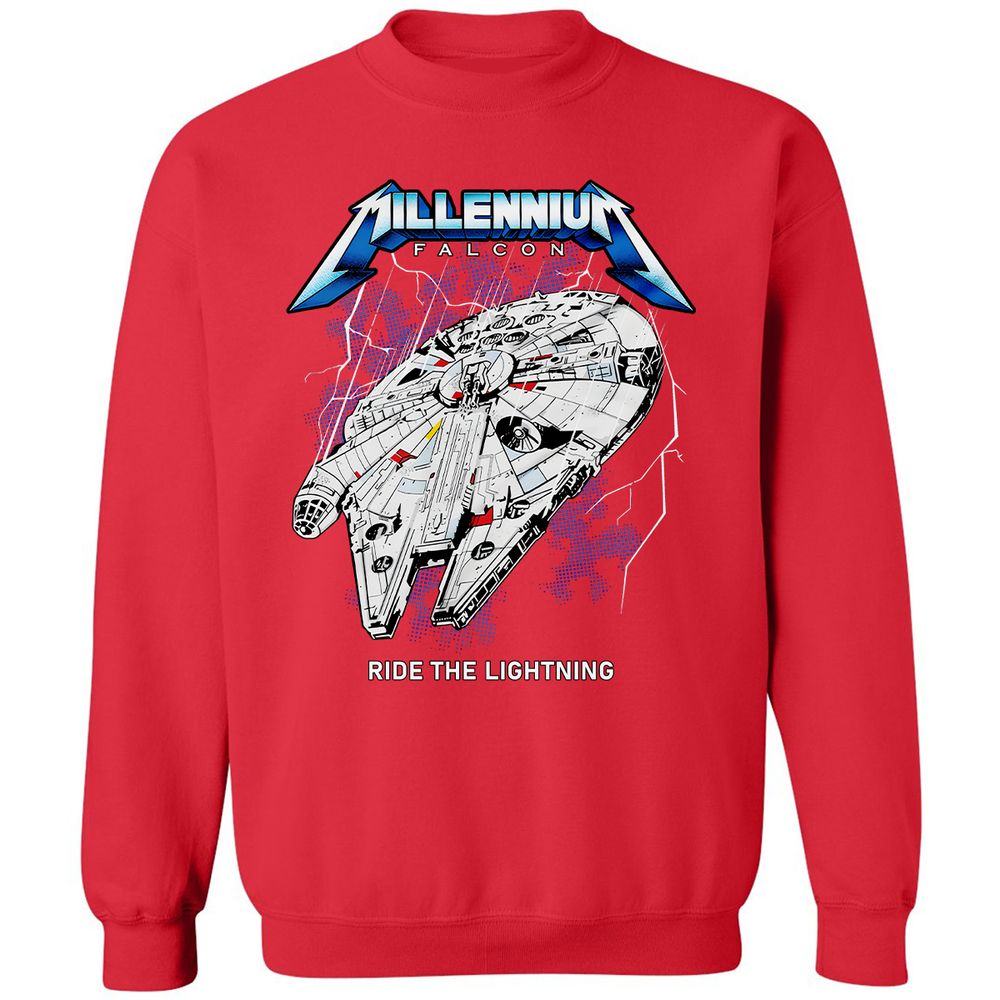 Classic Unisex Sweatshirt - WF1RCJ5R - Red - 5