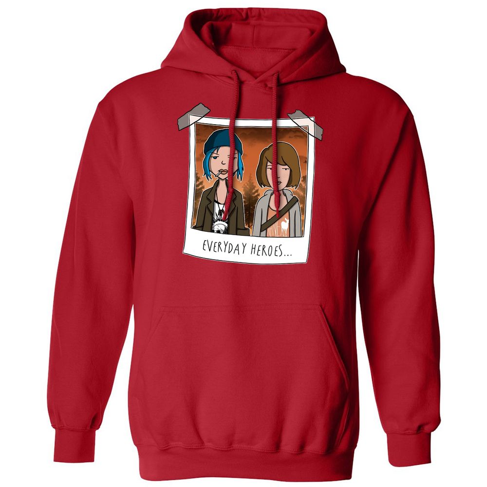 Classic Unisex Hoodie - 3CA3SPGZ - Red - 5