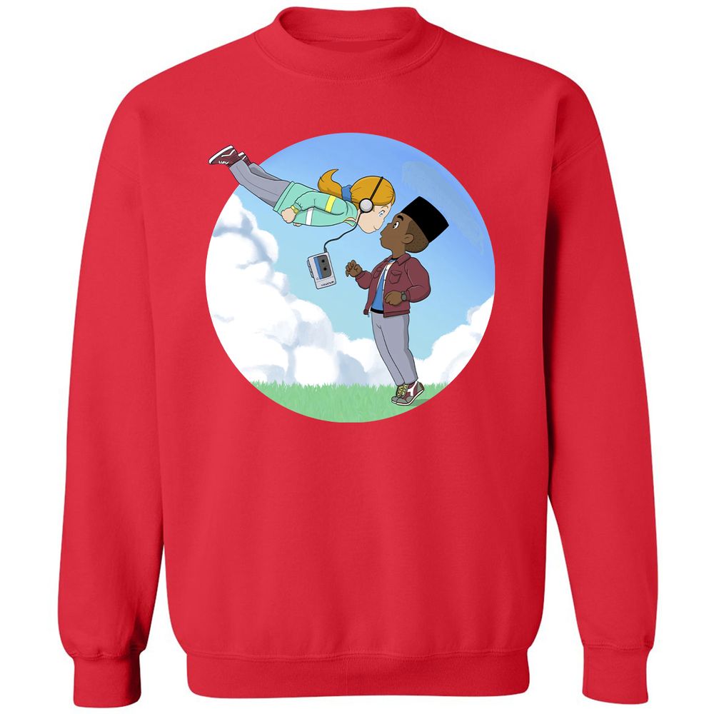 Classic Unisex Sweatshirt - Z8NKBKWB - Red - 5