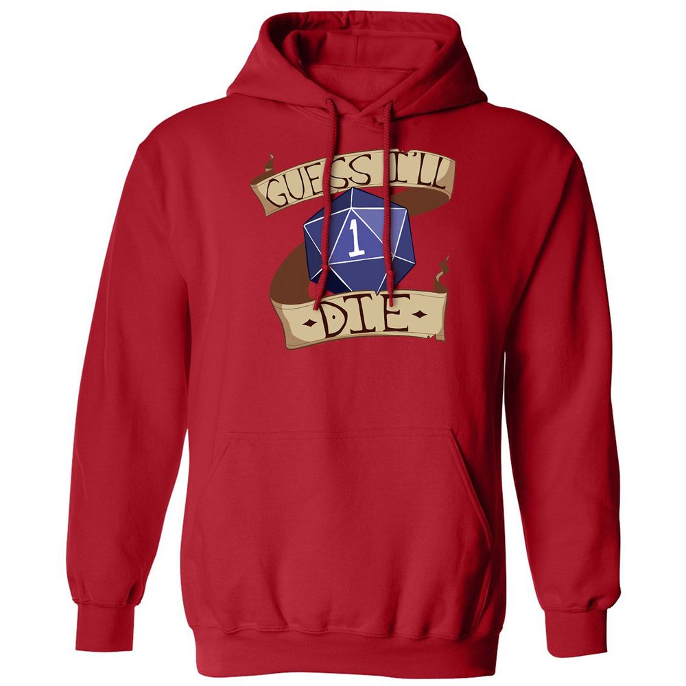 Classic Unisex Hoodie - JZEBE1DV - Red - 5