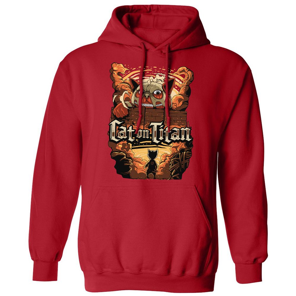 Classic Unisex Hoodie - RVMUNV3T - Red - 5