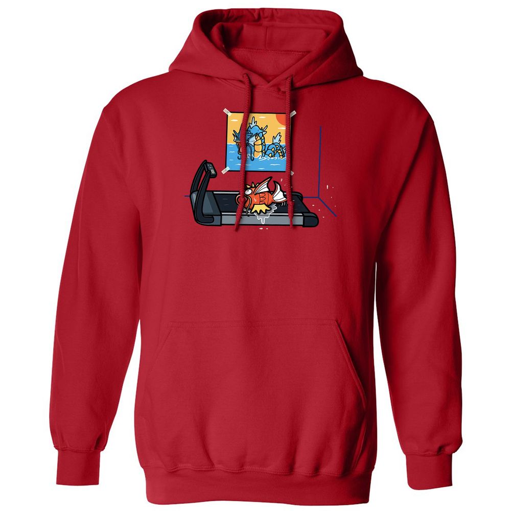 Classic Unisex Hoodie - H8TFX1EC - Red - 5
