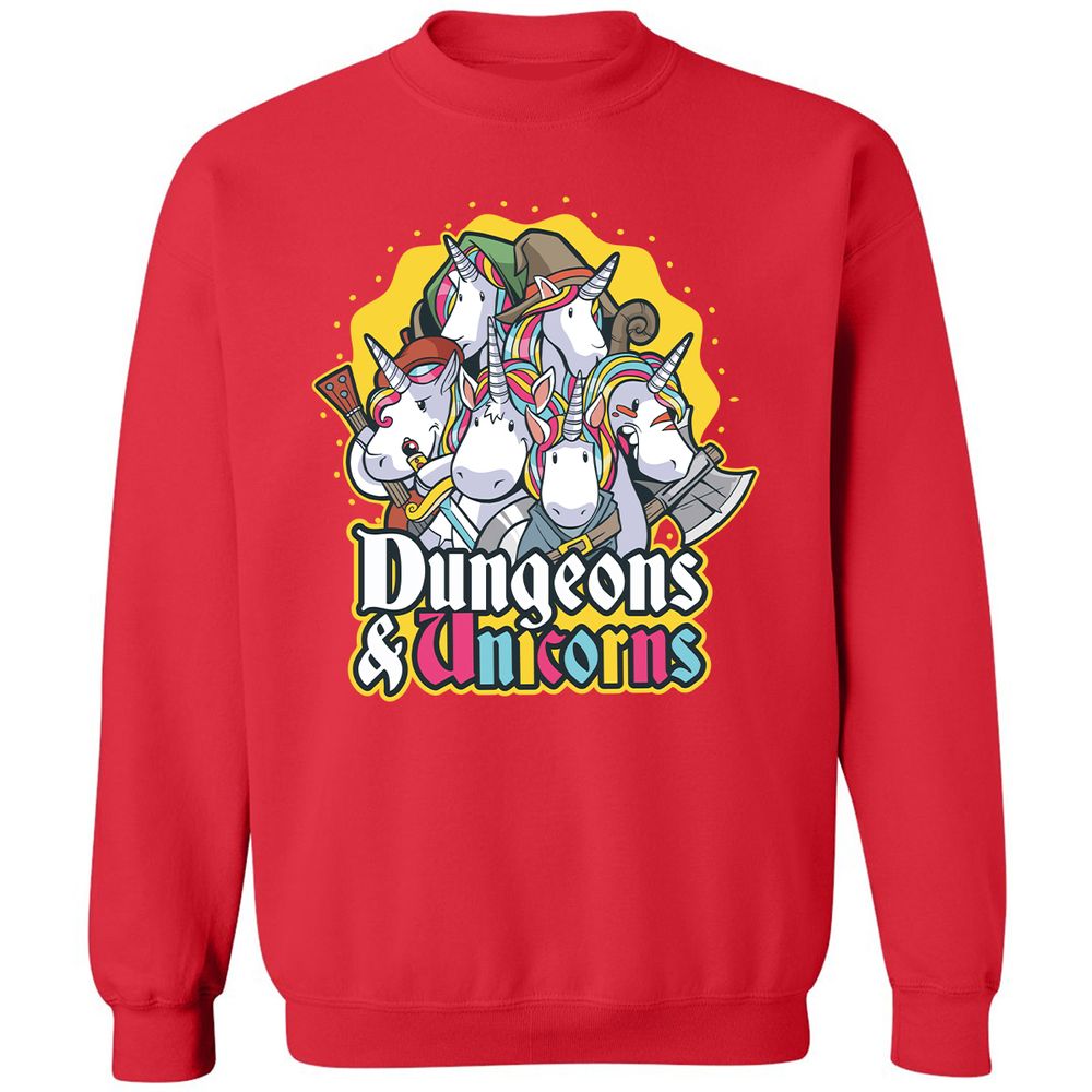 Classic Unisex Sweatshirt - 4EW6R3S6 - Red - 5