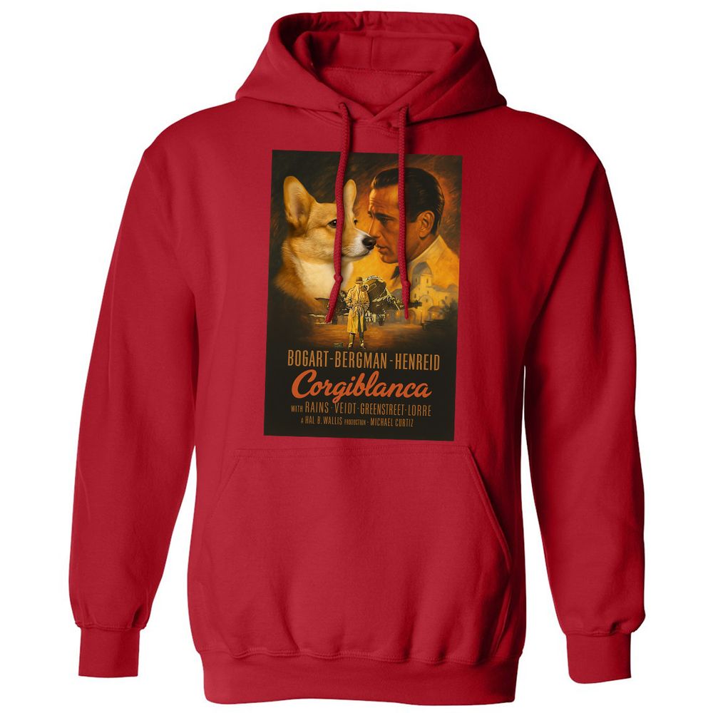 Classic Unisex Hoodie - QK9KF4Y5 - Red - 5