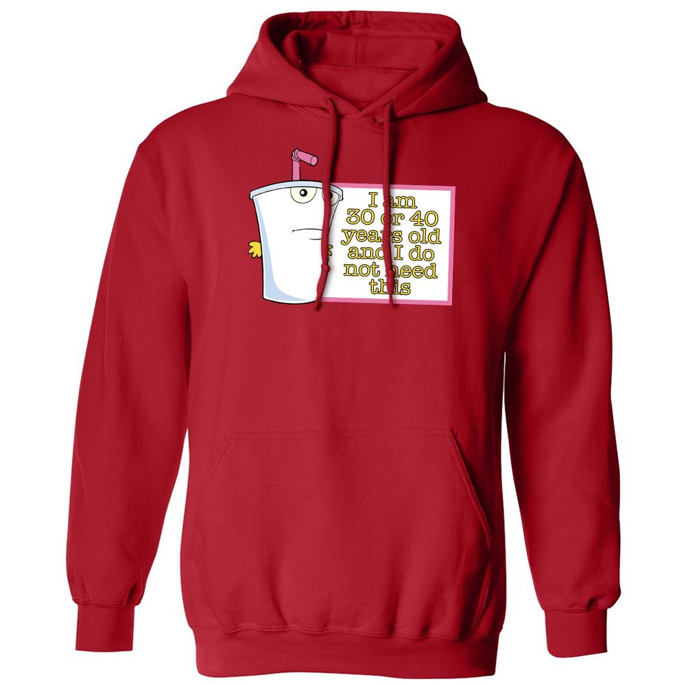Classic Unisex Hoodie - W3FB8WHG - Red - 5