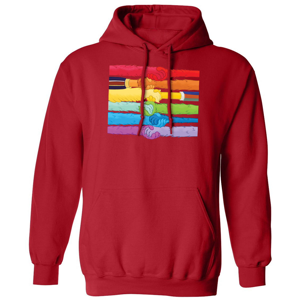 Classic Unisex Hoodie - 7DUDZ2L1 - Red - 5