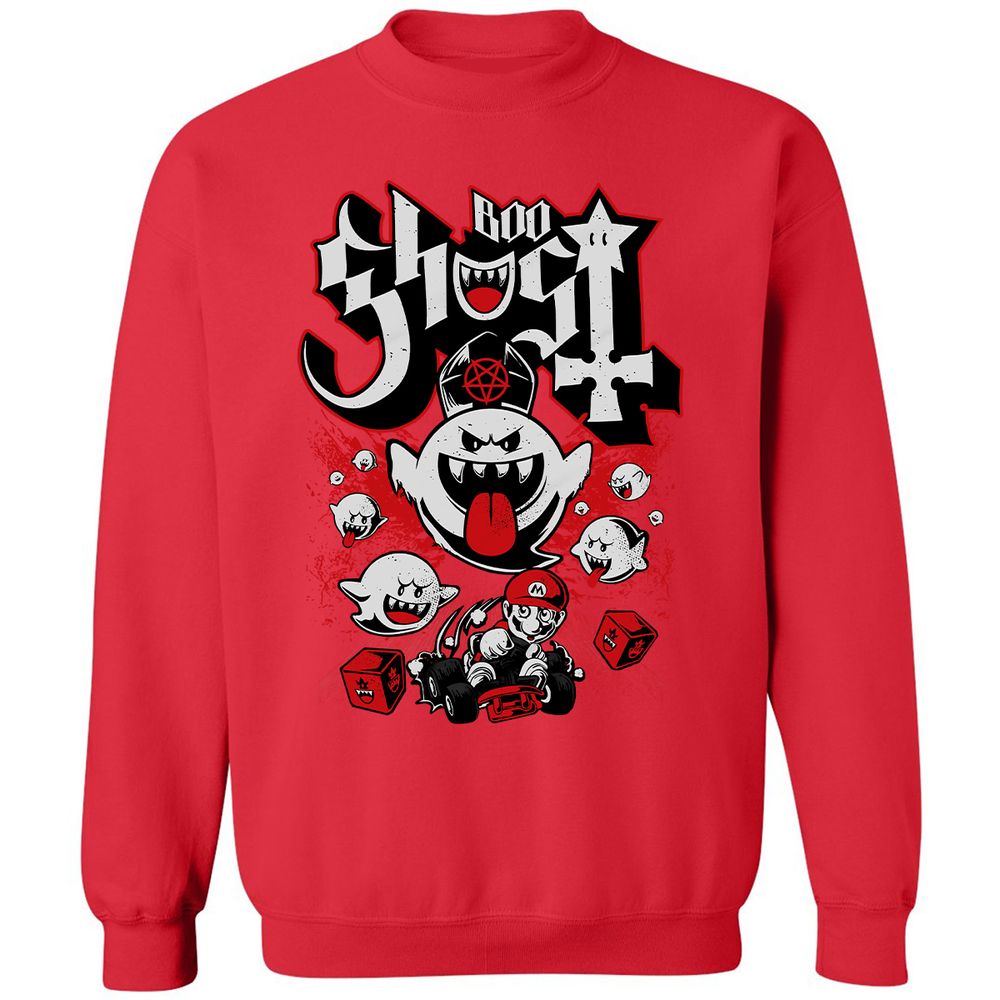 Classic Unisex Sweatshirt - B2Z74X3S - Red - 5