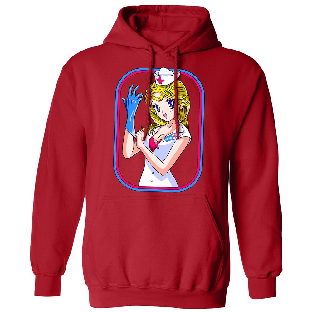 Classic Unisex Hoodie - TTV3SBMQ - Red - 5