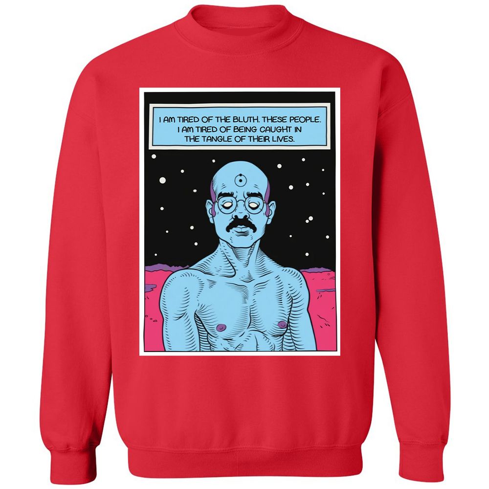Classic Unisex Sweatshirt - FXYUJ821 - Red - 5