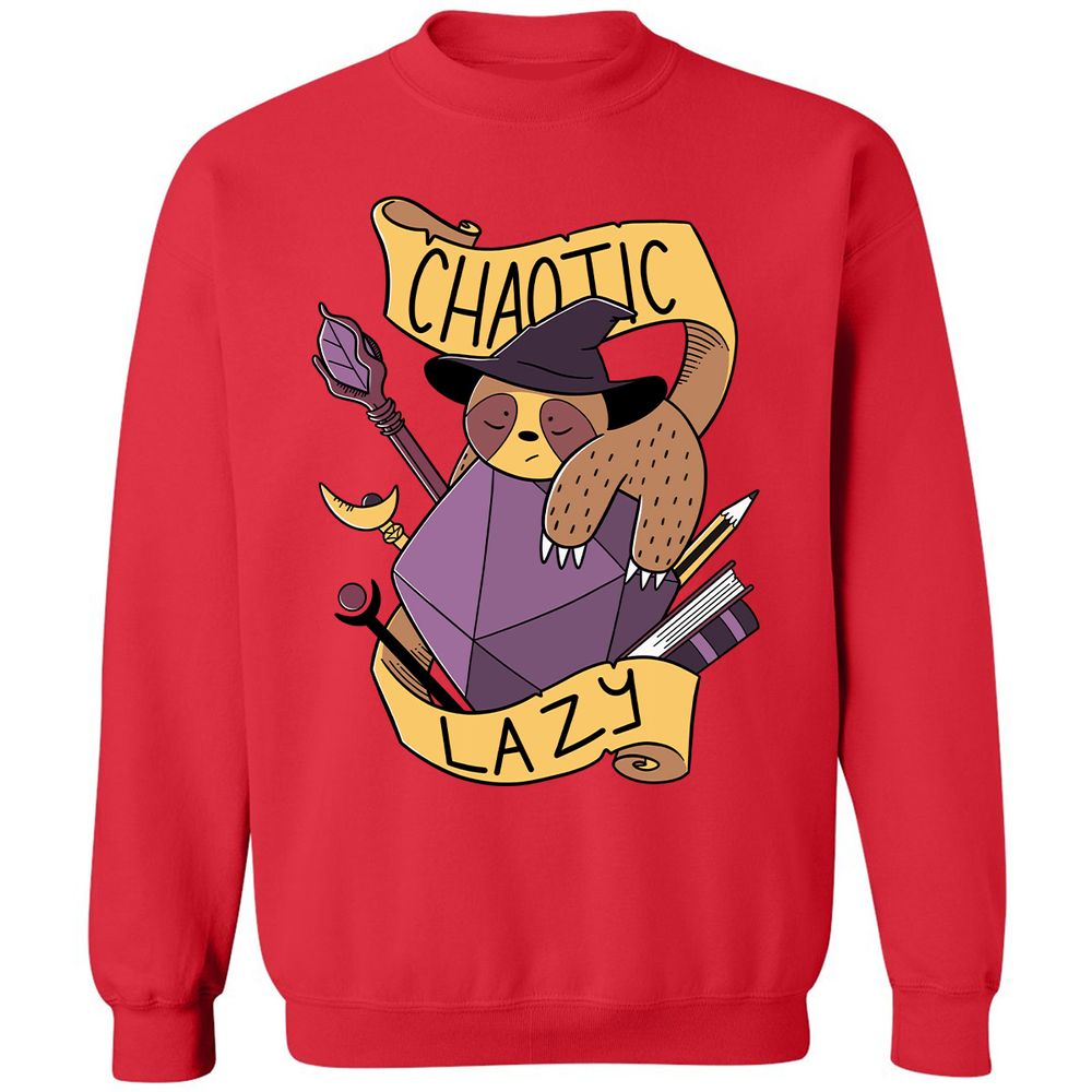 Classic Unisex Sweatshirt - AFDTN7TH - Red - 5