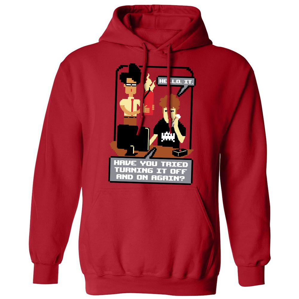 Classic Unisex Hoodie - 65CW2TKZ - Red - 5