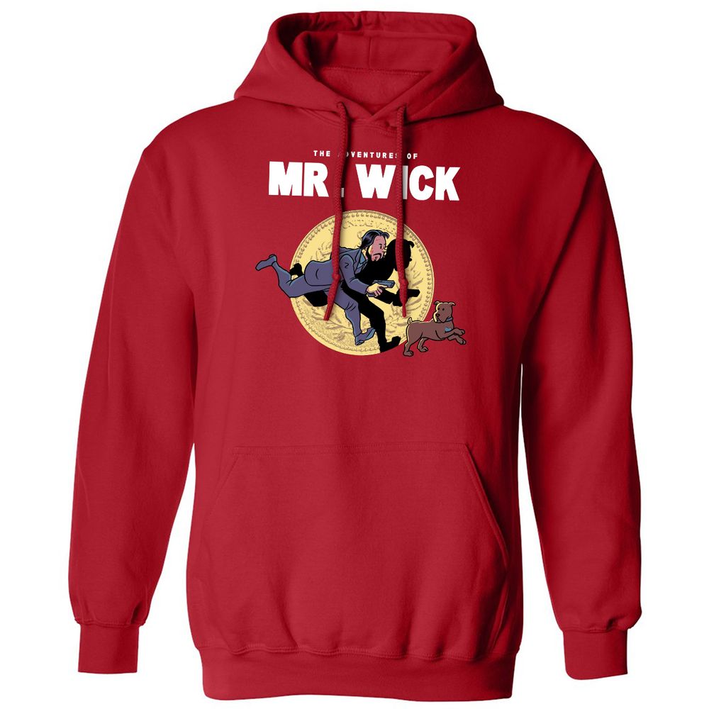 Classic Unisex Hoodie - GD34UD9N - Red - 5