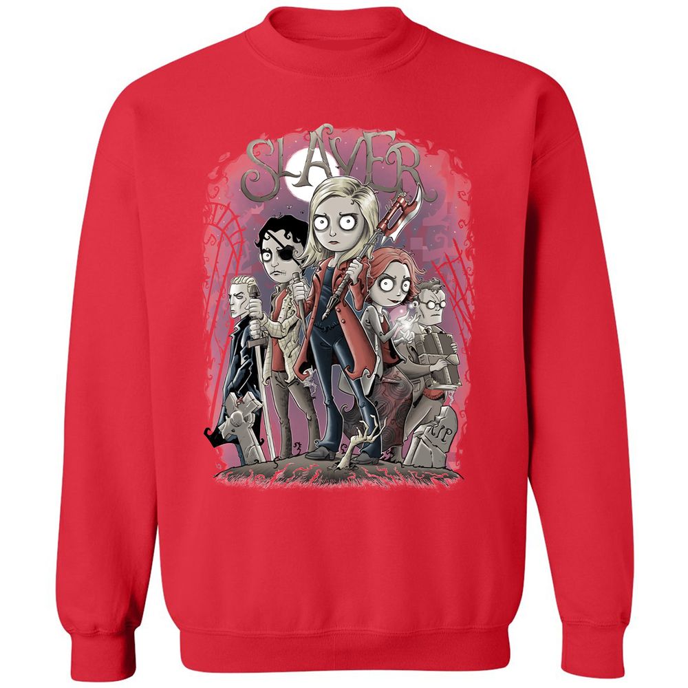 Classic Unisex Sweatshirt - 6U6VVFRJ - Red - 5
