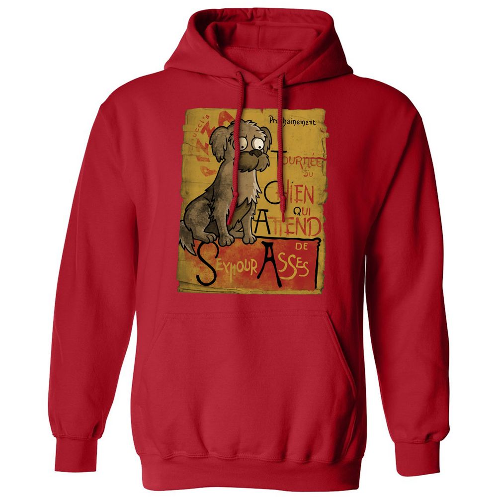 Classic Unisex Hoodie - S3LJ5RZU - Red - 5