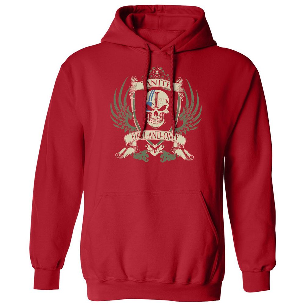 Classic Unisex Hoodie - 9QCG68ZN - Red - 5