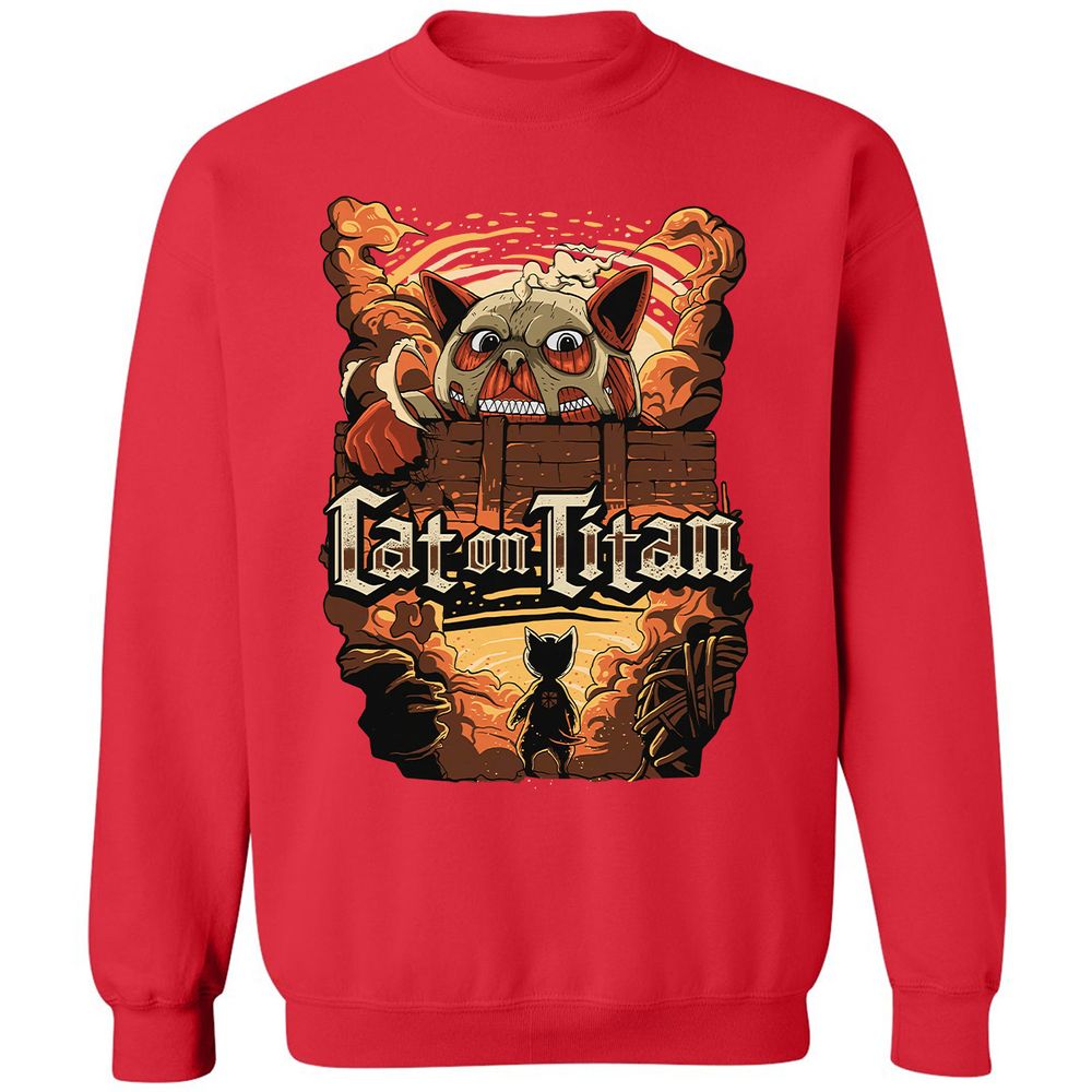 Classic Unisex Sweatshirt - XX2QVJAW - Red - 5
