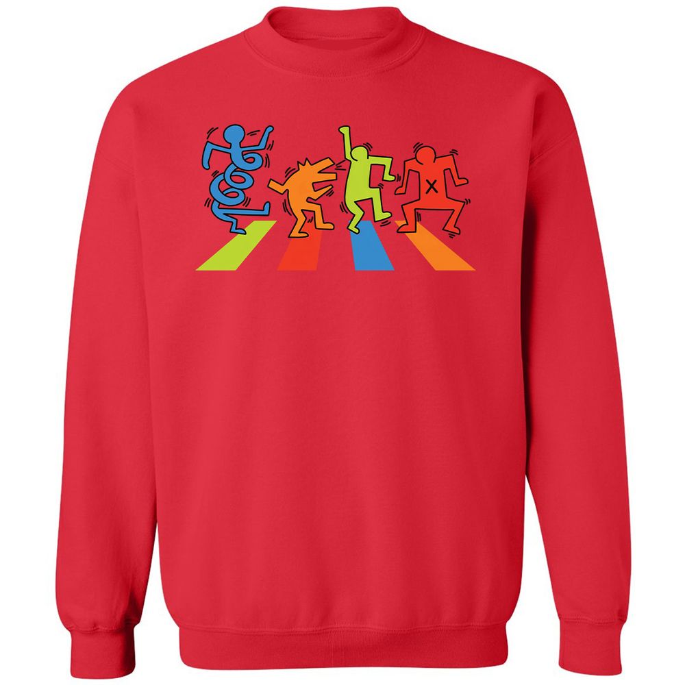 Classic Unisex Sweatshirt - H19TFXNB - Red - 5