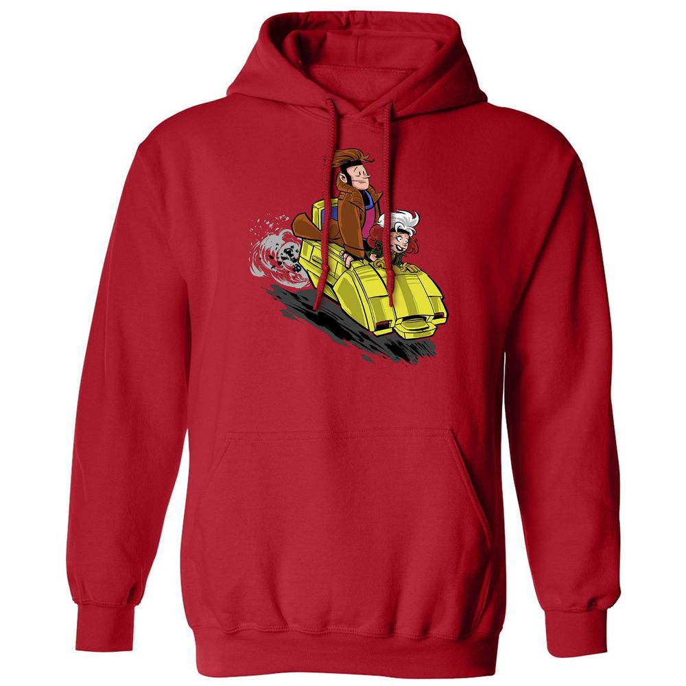 Classic Unisex Hoodie - 7JG2CG9V - Red - 5