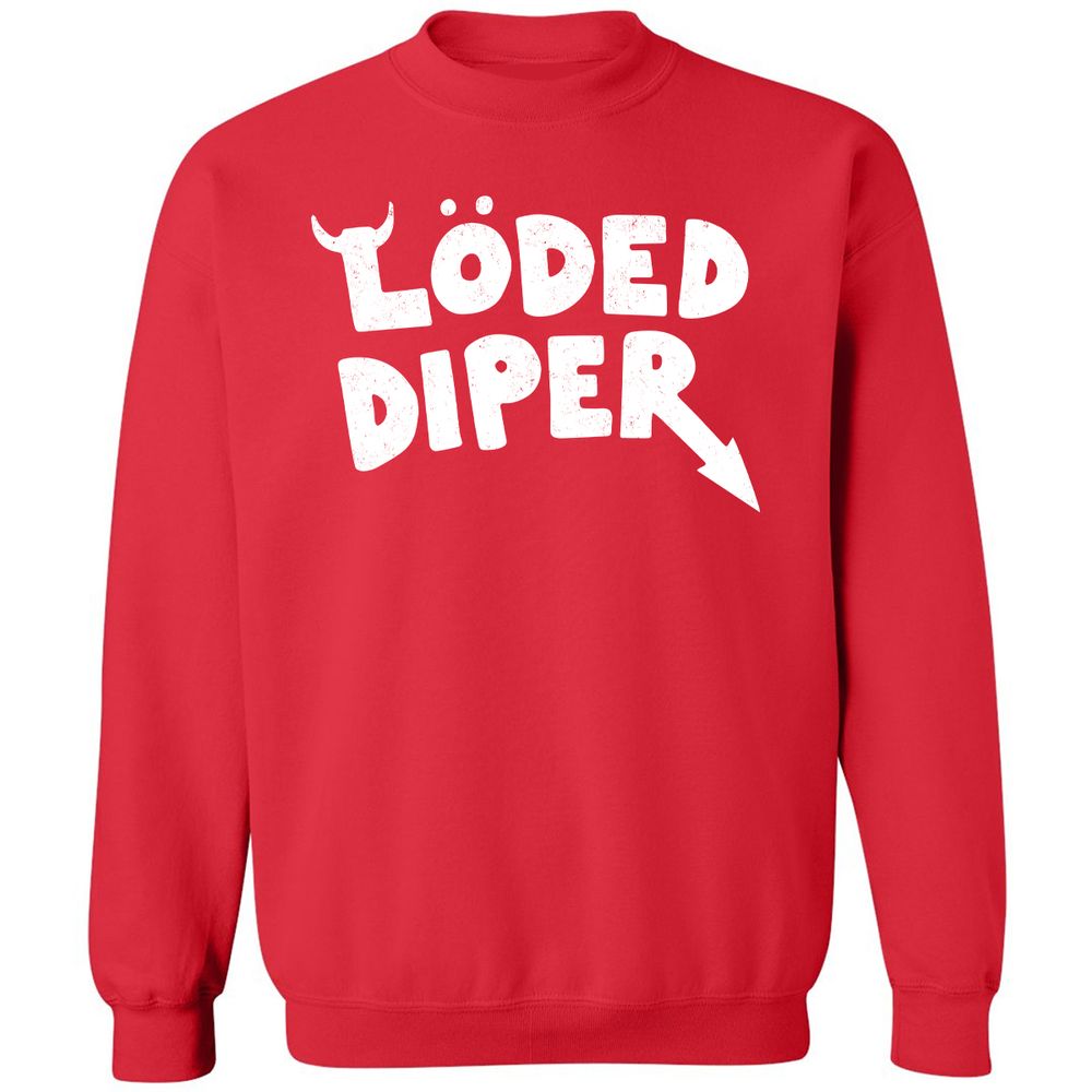 Classic Unisex Sweatshirt - YX484LXQ - Red - 5