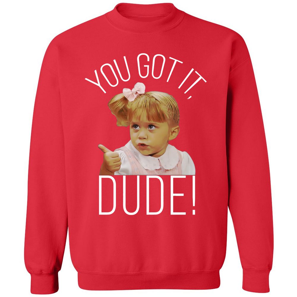 Classic Unisex Sweatshirt - XDCYNJ7F - Red - 5