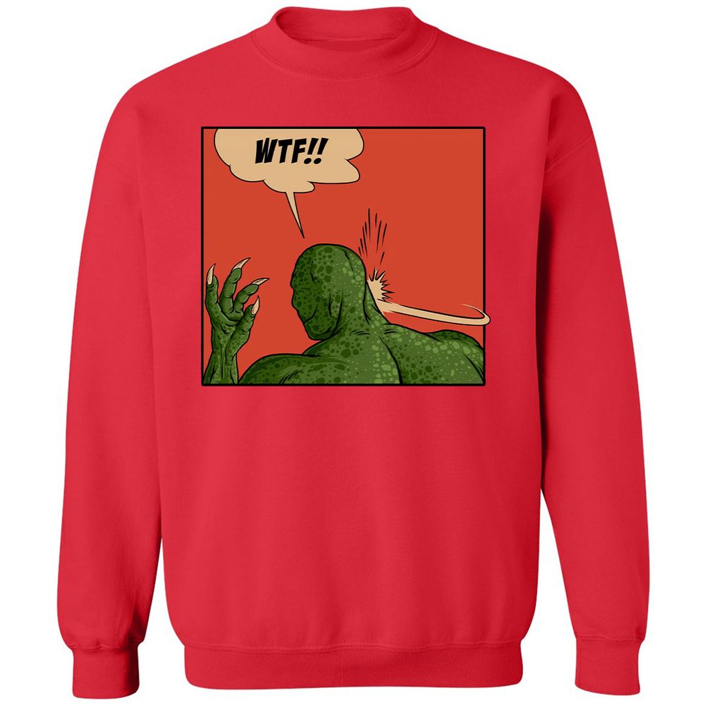 Classic Unisex Sweatshirt - VA82AV7E - Red - 5