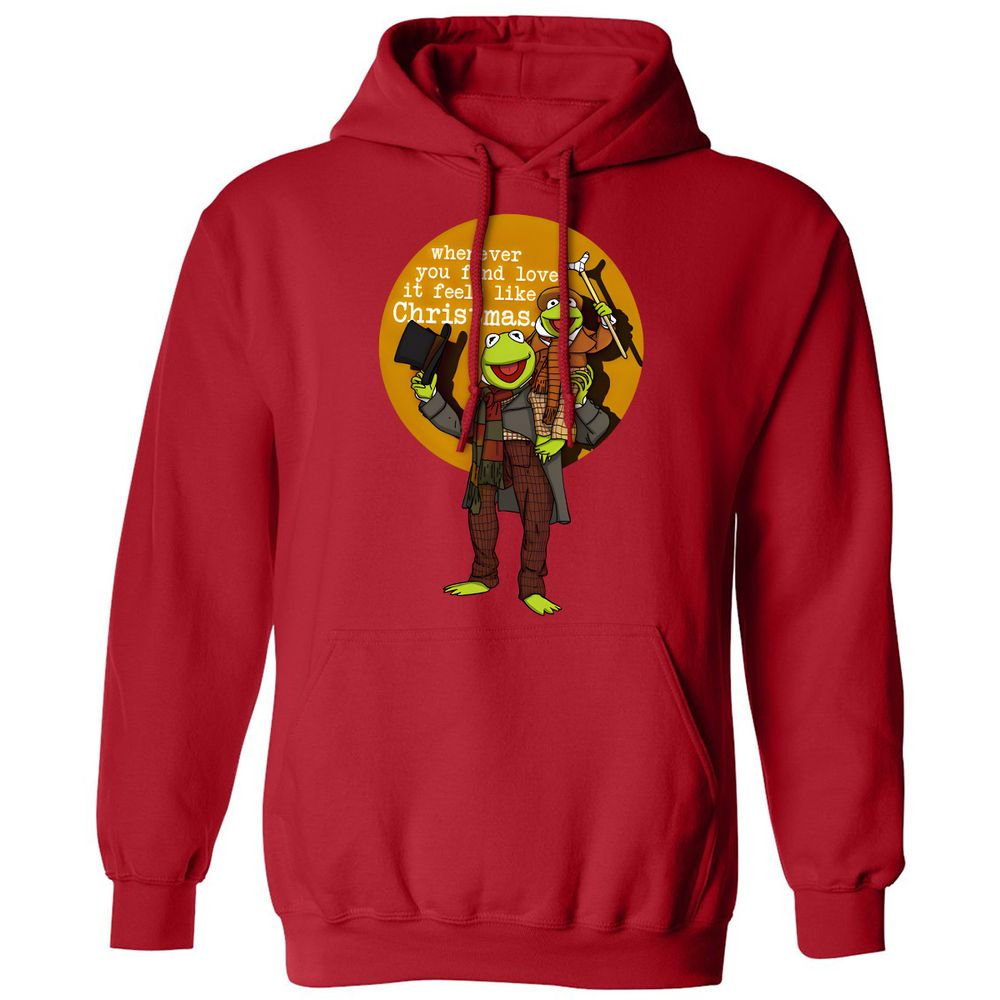 Classic Unisex Hoodie - 9WYED7UG - Red - 5