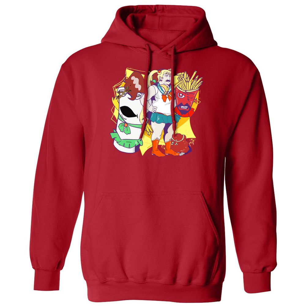 Classic Unisex Hoodie - PHYFE8DT - Red - 5