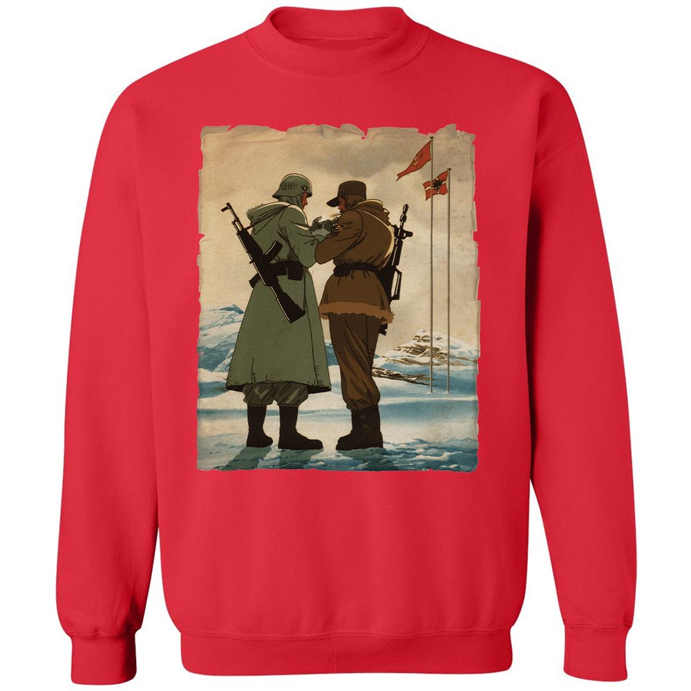Classic Unisex Sweatshirt - 8E19WP9X - Red - 5