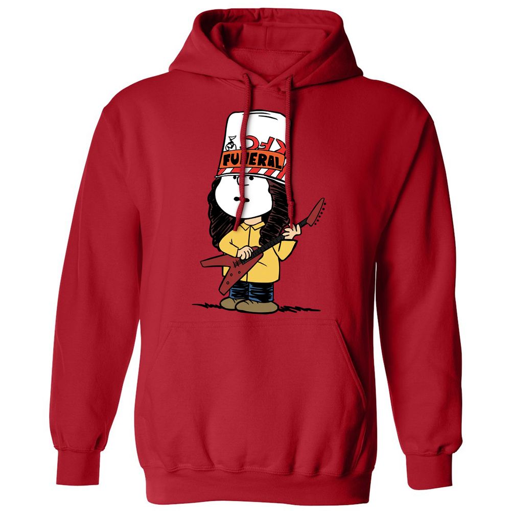 Classic Unisex Hoodie - 6XDPL4CD - Red - 5
