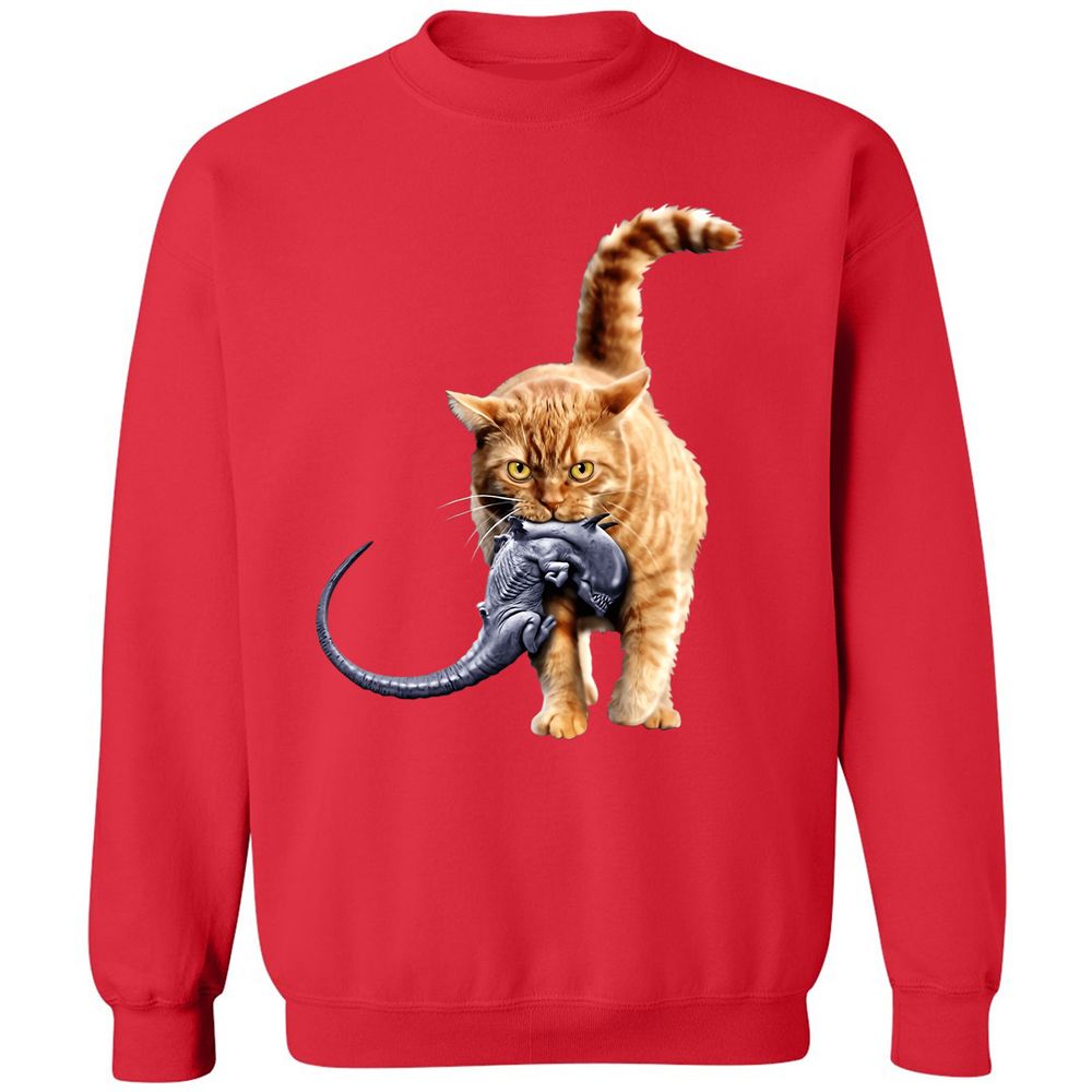 Classic Unisex Sweatshirt - 87KLZVBM - Red - 5