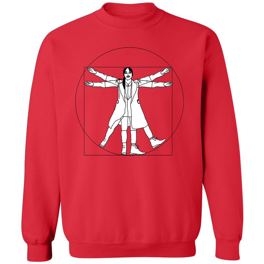 Vitruvian Philomena Cunk - Cunk on Earth - Red - 5
