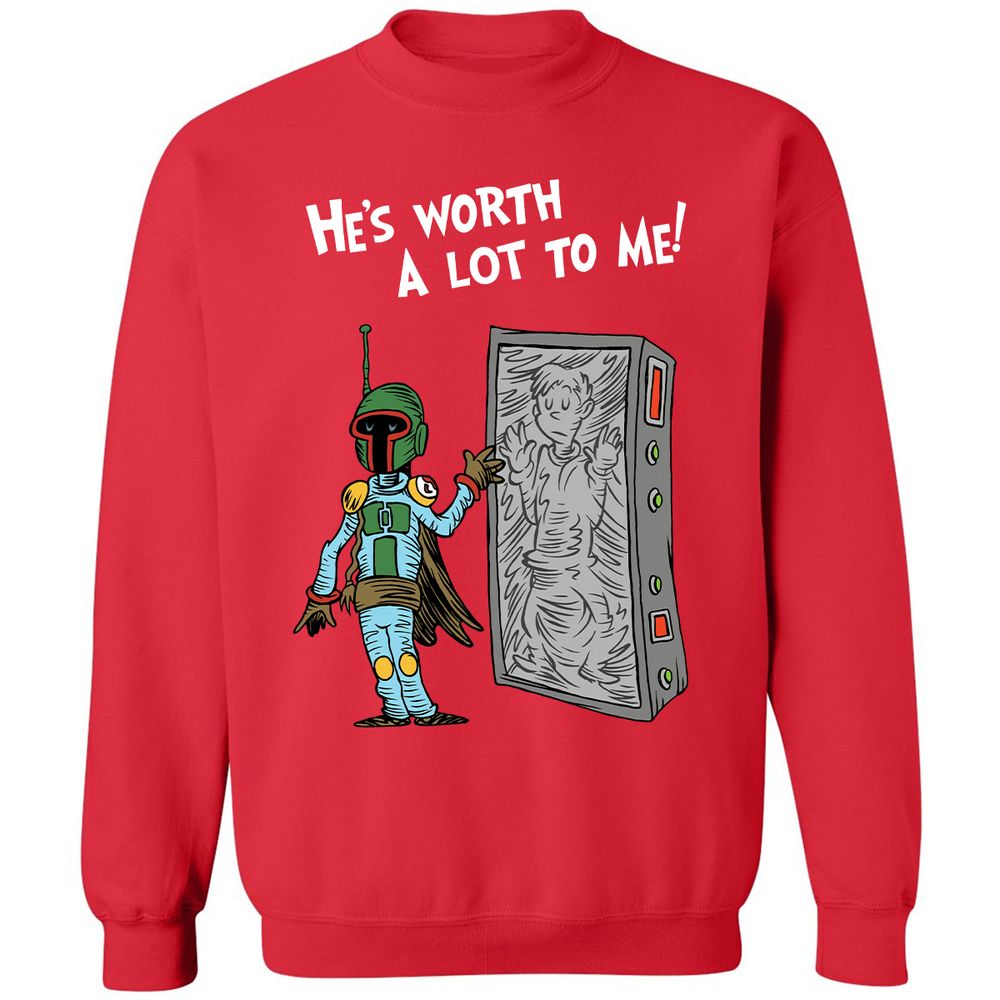 Classic Unisex Sweatshirt - VPWXZNZQ - Red - 5