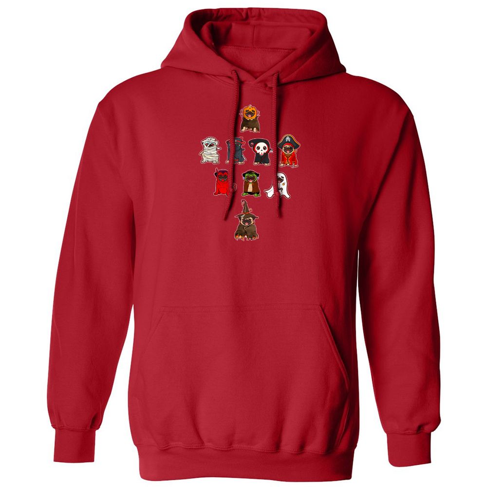 Classic Unisex Hoodie - LRX29ELW - Red - 5
