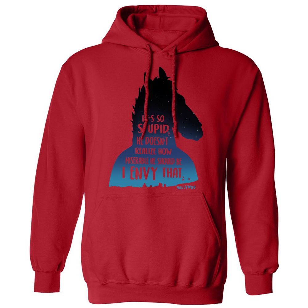 Classic Unisex Hoodie - ZSC23FSJ - Red - 5