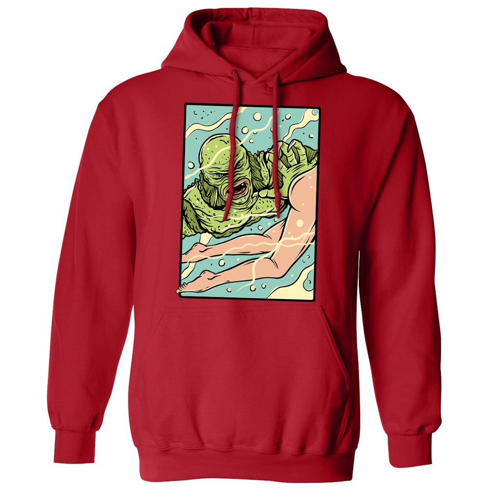 Classic Unisex Hoodie - KP3GWXTN - Red - 5