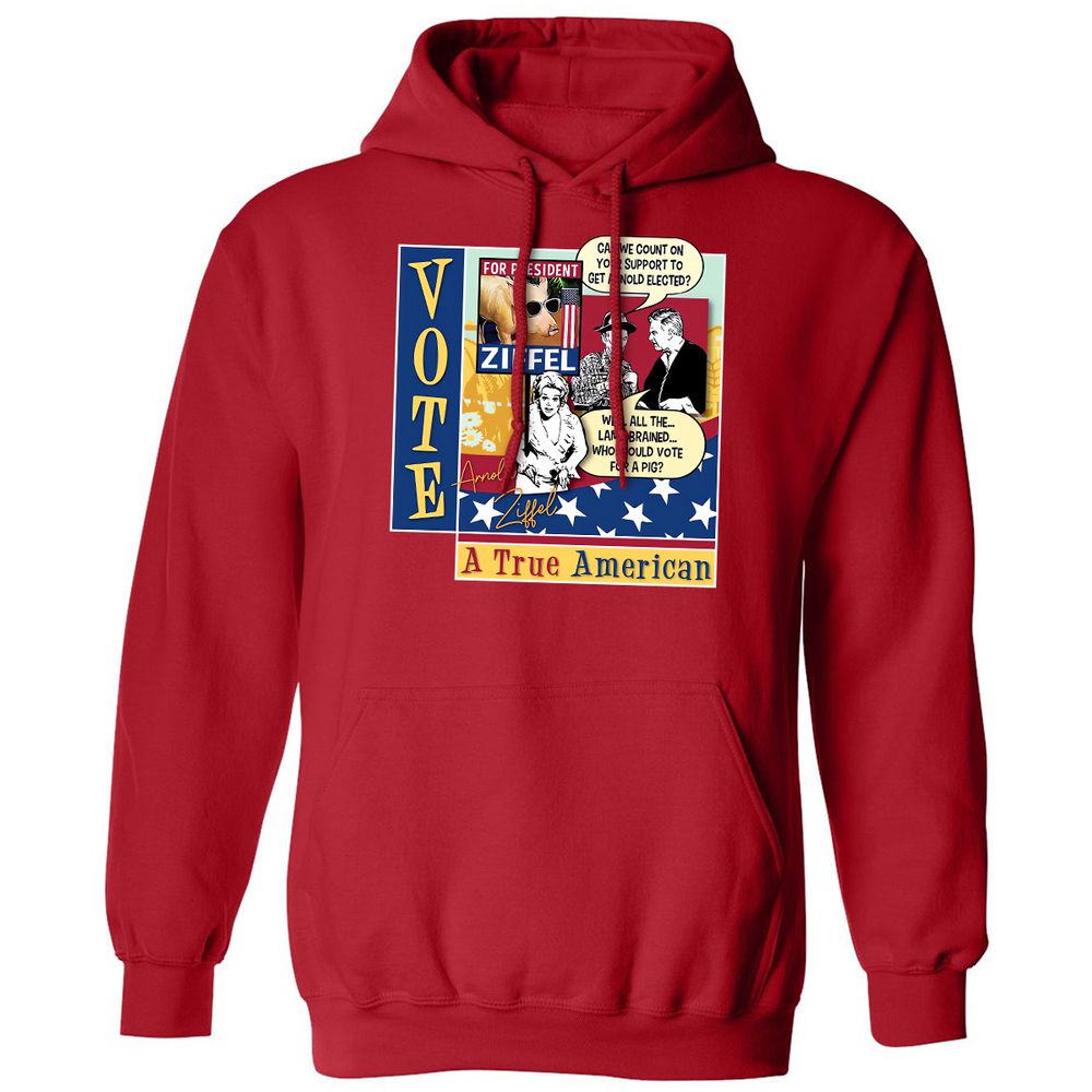 Classic Unisex Hoodie - QF4KY358 - Red - 5