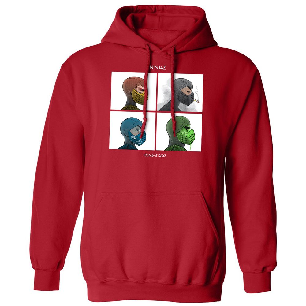 Classic Unisex Hoodie - PFAC8U7P - Red - 5