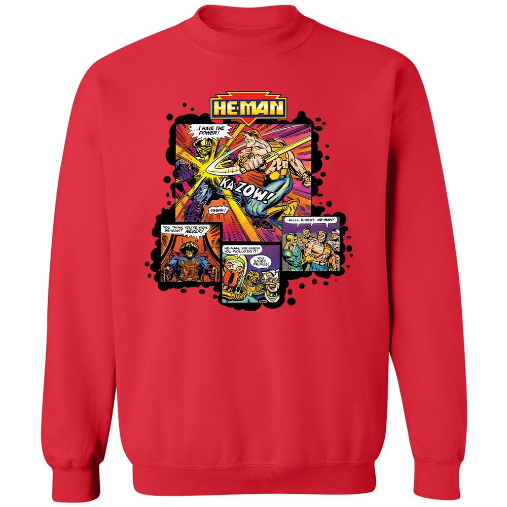 Classic Unisex Sweatshirt - FD6ZAL6N - Red - 5