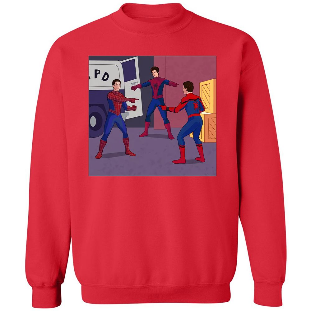 Classic Unisex Sweatshirt - JNZWC4FQ - Red - 5