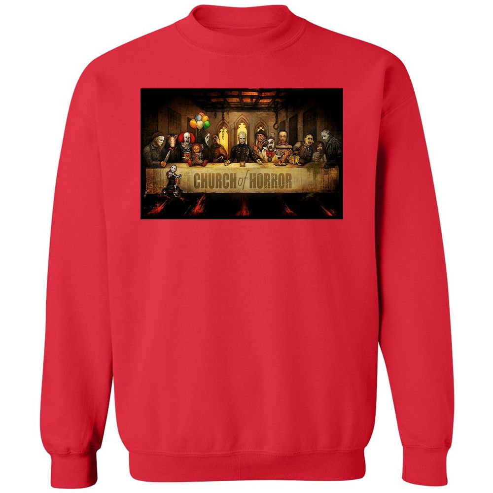 Classic Unisex Sweatshirt - 7HK4A7XM - Red - 5