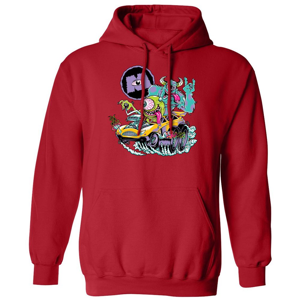 Classic Unisex Hoodie - GH3CM592 - Red - 5